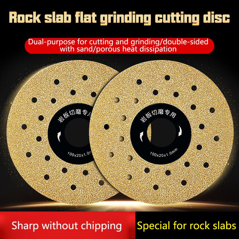 1 Stück Steinplatte Flachschleif-Trennscheibe 100 mm Superdünne Trennscheibe für Porzellan Glas Keramikfliesen Diamantsäge