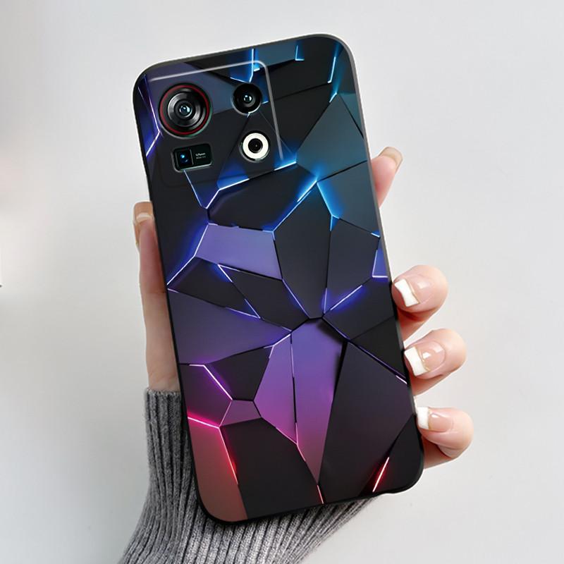 Casing For ZTE Nubia Z40S Pro Case Aesthetic Luxury Cute Cool Boy Girl Cover Black Matte Soft TPU Silicone Shockproof Phone Case