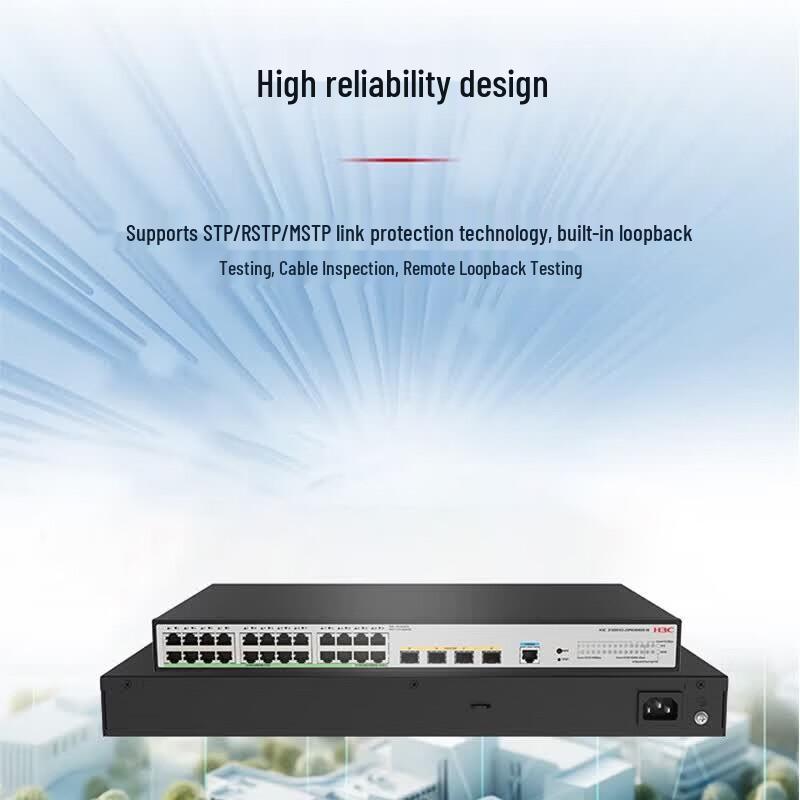 H3C S1850V3-20P4UN4NS-HI 2.5G Web Managed PoE Switch