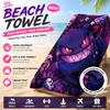 Potdemiel Pokmon Gengar Beach Towel Purple Ghost Flat Print Quick Dry Microfiber Bath Towel for Gym Yoga Travel Gift Kids