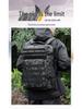 Tactical Camouflage Double Shoulder Backpack for Outdoor Hiking and Climbing, Large Capacity.