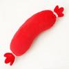1Pcs New Grinding Teeth Dog Sound Toy Squeaky Bite-resistant Hot Dog Chewing Toy Interactive Embroidered Puppy Chew Toy