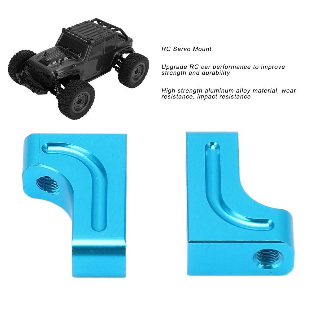 Strong RC Servo Mount Aluminum Alloy for TB03 TT02 XV01 - Improved Strength and Durability, Universal Fit