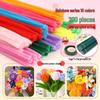 Pipe Cleaner Bouquet Kit: DIY Children's Weaving Material for Handmade Chenille Christmas Tree