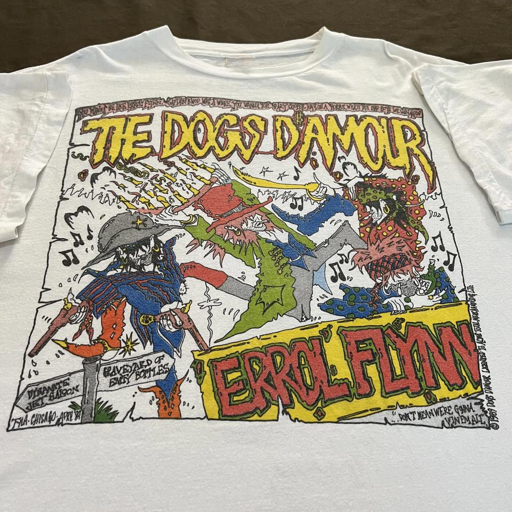 

Винтажная футболка The Dogs D Amour Tour Все размеры BL818 Унисекс Футболка XXL