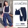 Moonkids Girls' Spring Autumn Two-Piece Set