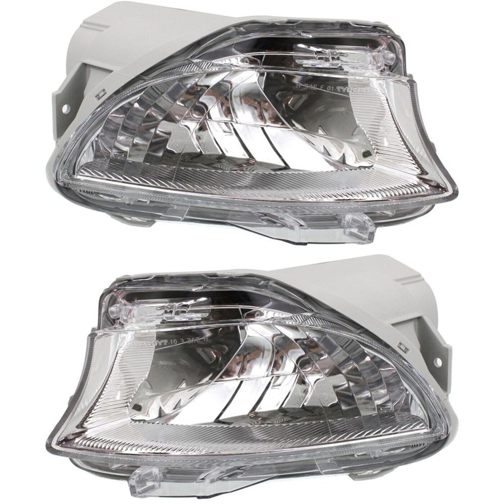 

For 07-09 Lexus LS460 LS600h L Clear Lens Fog Light w/o Bulbs Front Left & Right