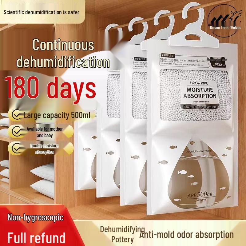 Anti-Mold Hanging Desiccant Moisture Absorption Bag for Home Use