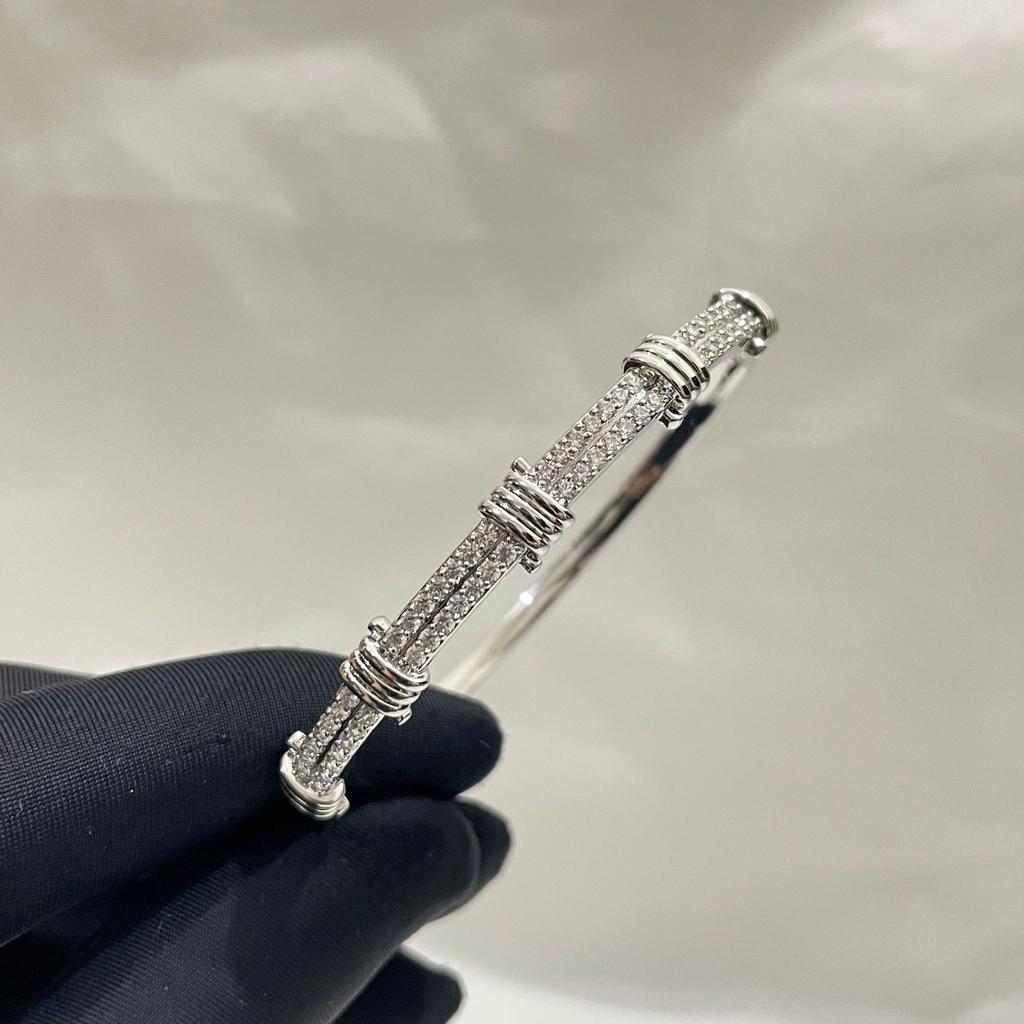 Zircon Fashion Versatile Simple Men's and Women's Light Luxury Hand Accessories New Bracelet