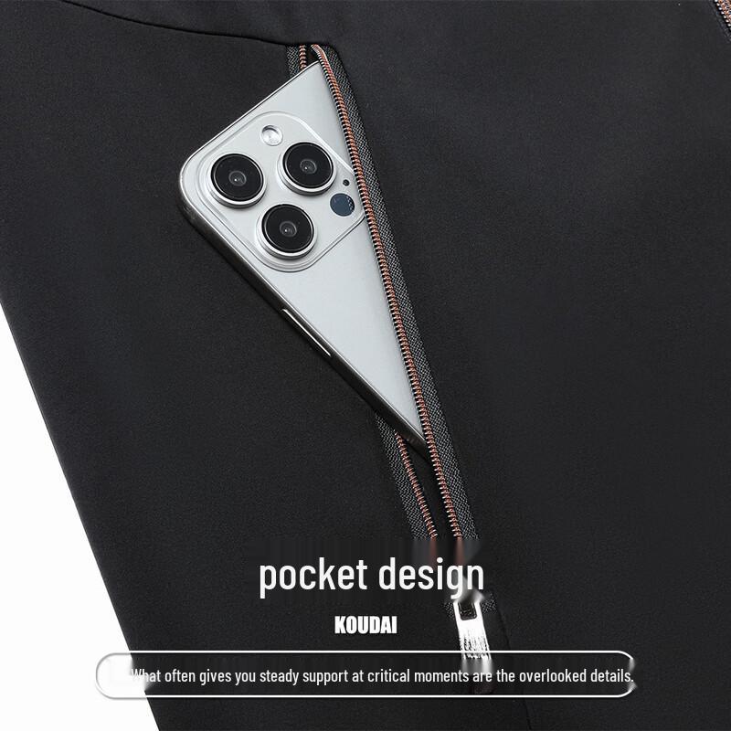 Peimeng Men's Business Casual Stand-Collar Jacket
