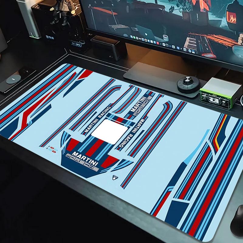 Martini Car Large Size Mouse Pad Large Gaming Table Cushion Nonslip Laptop Tablet Big Mousepad Xxl Mat Mini Pc Playmat With Lock Edge