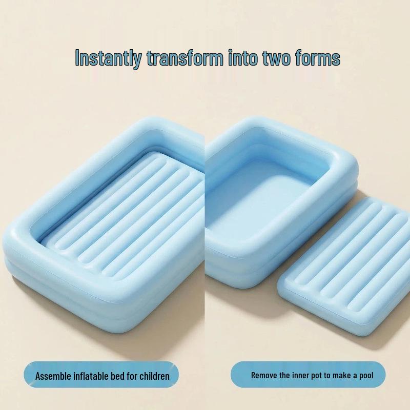 Children's Portable Inflatable Bed & Water Play Pool for Toddlers