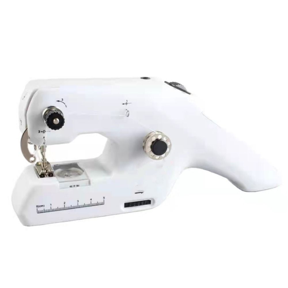 Electric Handheld Sewing Machine Dual Line USB Rechargeable Mini Sewing Machine Sturdy Easy To Operate Small Sewing Machine
