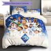 FC Dynamo Kyiv  Pattern Bedding Quilt Set Quilt Cover Pillowcase Home Decoration Birthday Gift (1 * Duvet Cover + 2 * Pillowcase, Without Core)