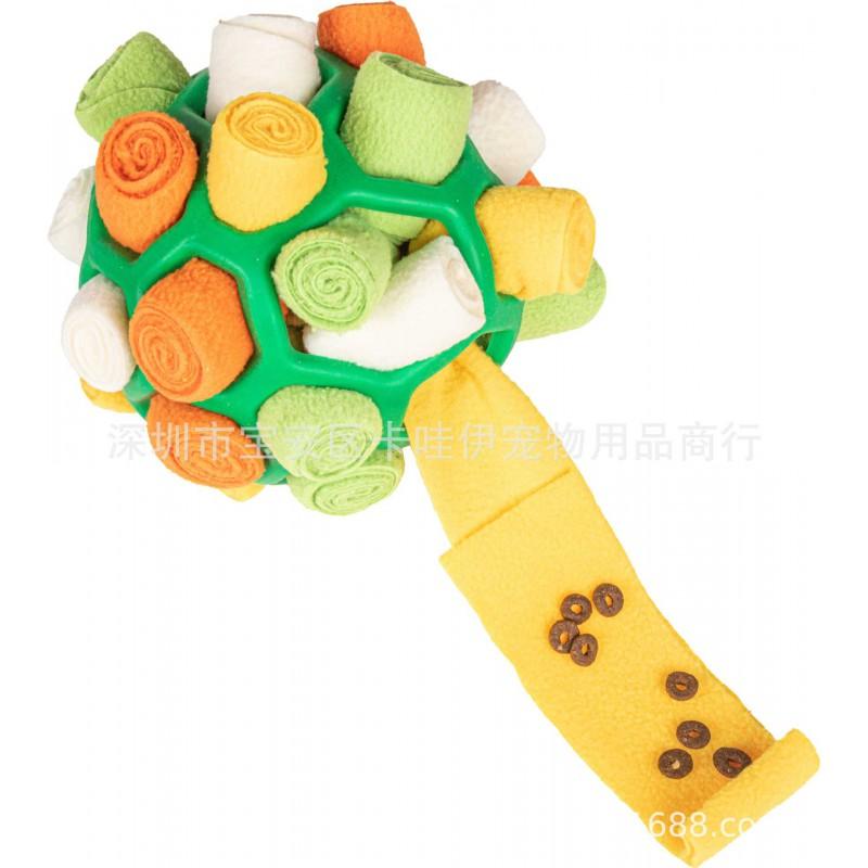 Interactive Dog Snuffle Ball Toy TPR Hollow Treat Dispensing Puzzle Mental Stimulation Anti-Destructive Behavior