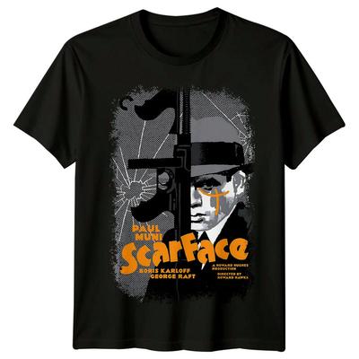 Randuotasis (1932 m) Filmo plakato įkvėpti marškinėliai Retro marškinėliai Unisex