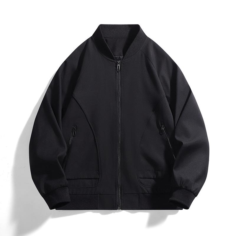 Baseball Collar Jacket Men's Autumn New Casual Jacket Men's Loose Handsome Fashionable Versatile Top