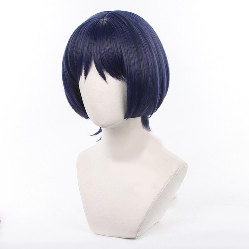 Genshin Impact Scaramouche Cosplay Perücke Vorgeformte Perücken Hitzebeständige Anime-Perücken