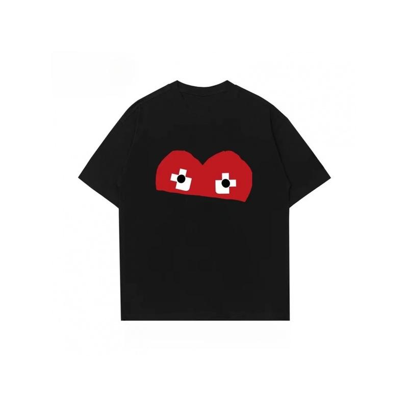 Merican Official Short-Sleeved T-Shirt Summer New Men'S And Women'S Same Style Fashionable Simple Casual Versatile Primer Tops