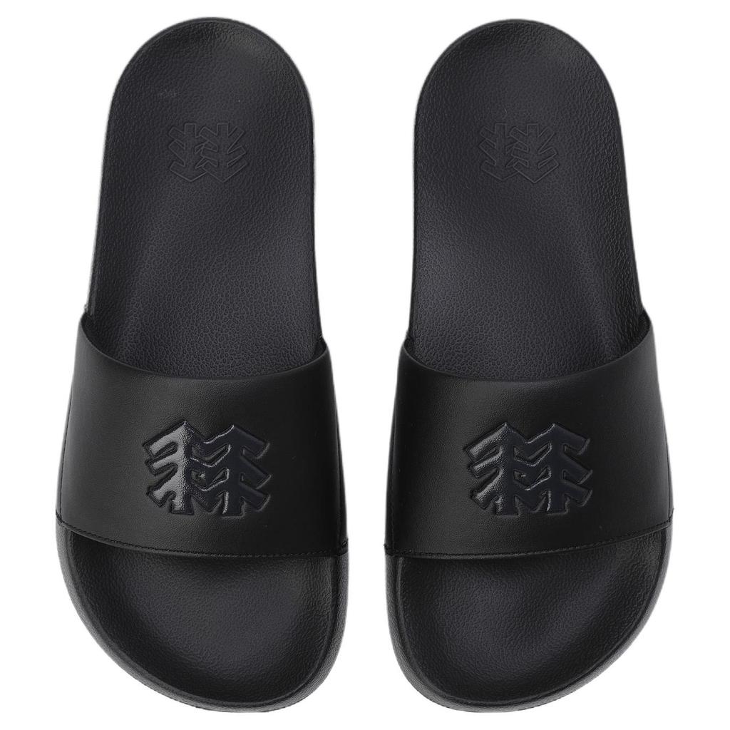 Kolon Sport Sotsot Basic Slide Comfortable Durable Slide Sandals Unisex Footwear Black FE2AX26480BLK