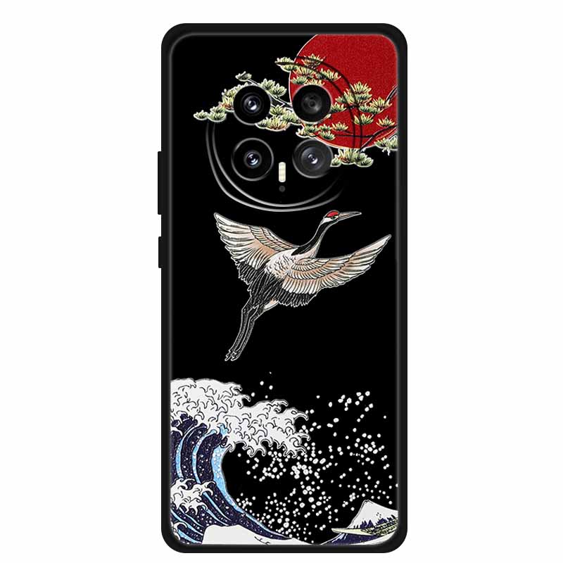 3D Emboss Case For Honor Magic 8 5G Phone Case 8 Pro Flowers Silicone Soft Coque Funda For Honor Magic8 Pro Back Cover Case Bag