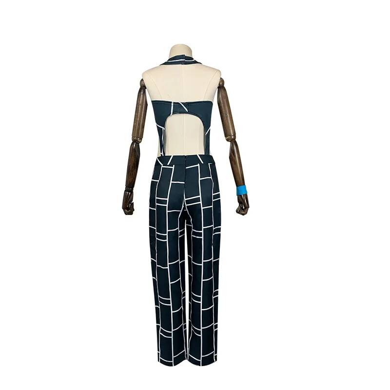 Cujoh Cosplay Kostüm Perücke Anime Jolyne Kujo Frau Weihnachten Halloween Party Kleidung