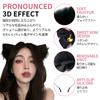 Perakpapa Cat Ear Headband with Bell & Ribbon, Black and White Cat Costume Hair Accessory, Fluffy, Cosplay Prop for Halloween, School Festivals, and