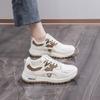 College Style Sports Shoes Women's Spring New Versatile Fashion Running White Shoes Casual Dad Shoes
