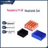 Kit de dissipador de calor de alumínio para Raspberry Pi 4 Modelo B com adesivo - 3 peças