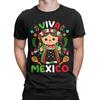 Viva Mexico Mexican Independence Day Shirts Women Girls Summer T-Shirts For Men Tee Shirt Short Sleeve Clothes