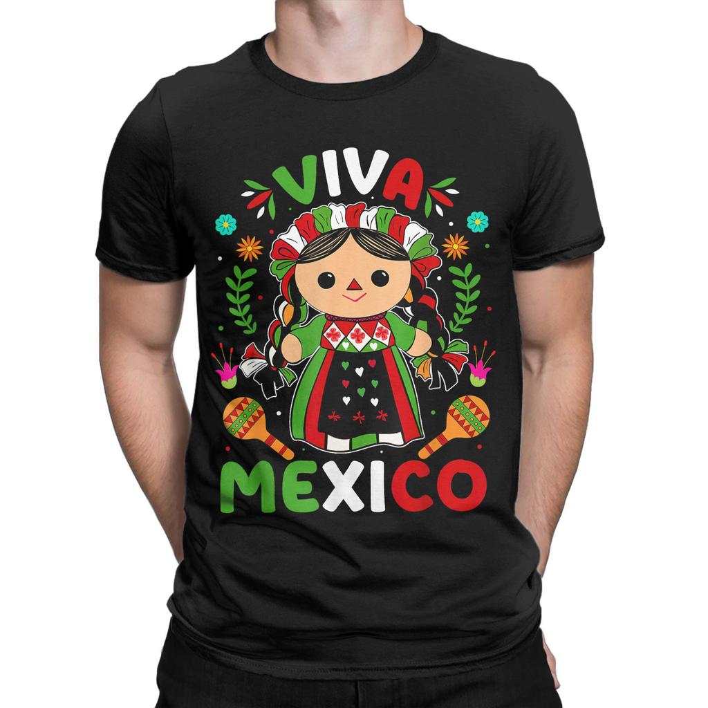 Viva Mexico Mexican Independence Day Shirts Women Girls Summer T-Shirts For Men Tee Shirt Short Sleeve Clothes