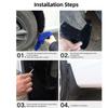 4PCS Car Wheel Mudguards Shockproof Front Rear Wheel Protective Black Car Mudflaps Kit for Suzuki Jimny 1998 To 2018