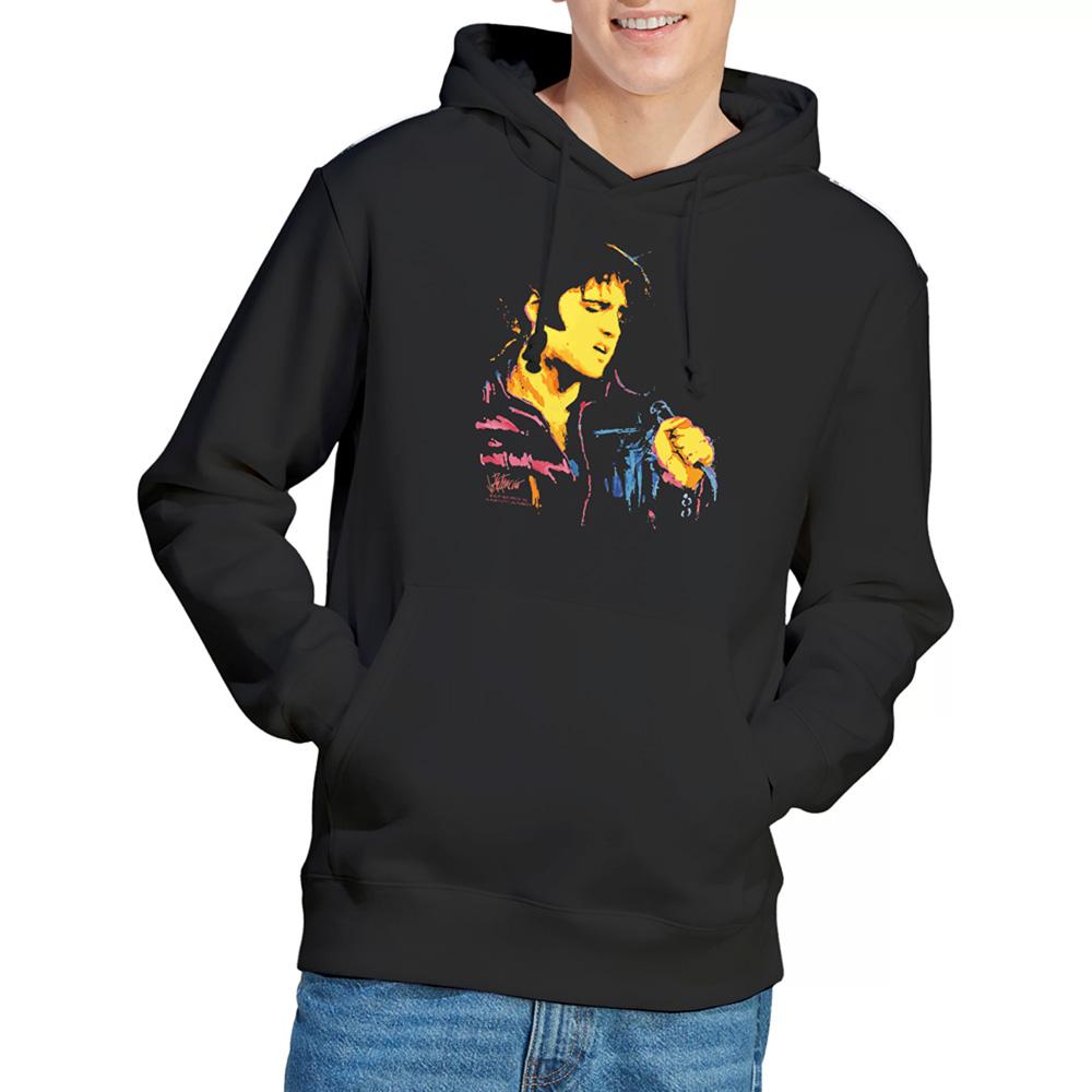 Elvis Presley Unisex Adult Neon Elvis Hoodie
