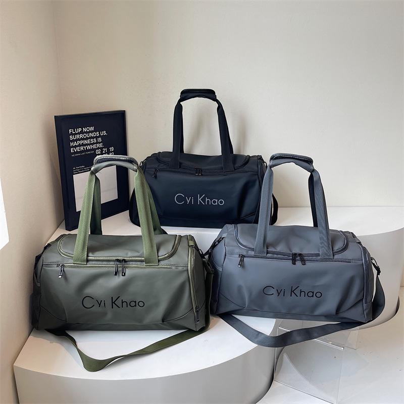 Unisex High-Capacity Waterproof Sports Bag: Fashionable Fitness Oxford Cloth Bag with Dry/Wet Separation for Travel