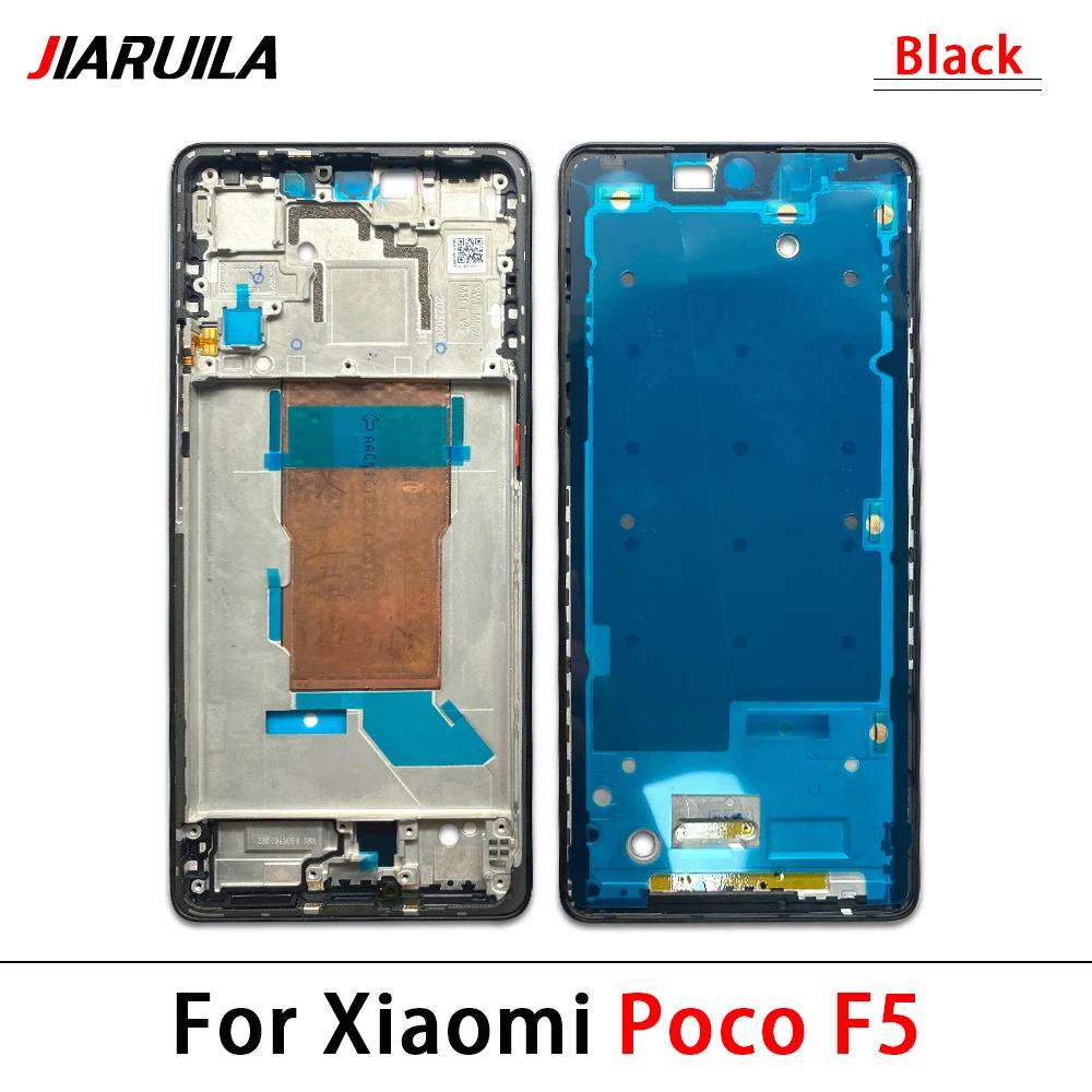 NEW Middle Frame Housing For Xiaomi Poco F1 F2 Pro F3 F4 F5 Pro Front LCD Frame Holder Cover Middle Housing Cover Bezel Parts