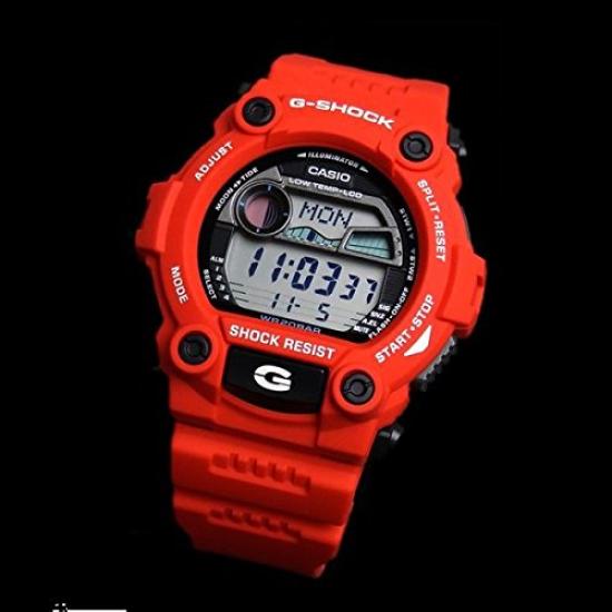 Big Case Low Temperature 20 ATM Water Plastic Strap Watch Red G-SHOCK -20°C Resistant, Resistant, G7900-3 G7900A-4