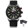 MEGIR Chronograph Luxury Military Sports Watches for Men Waterproof Date Clock Silicone Strap Male Wristwatch Reloj Hombre 2116