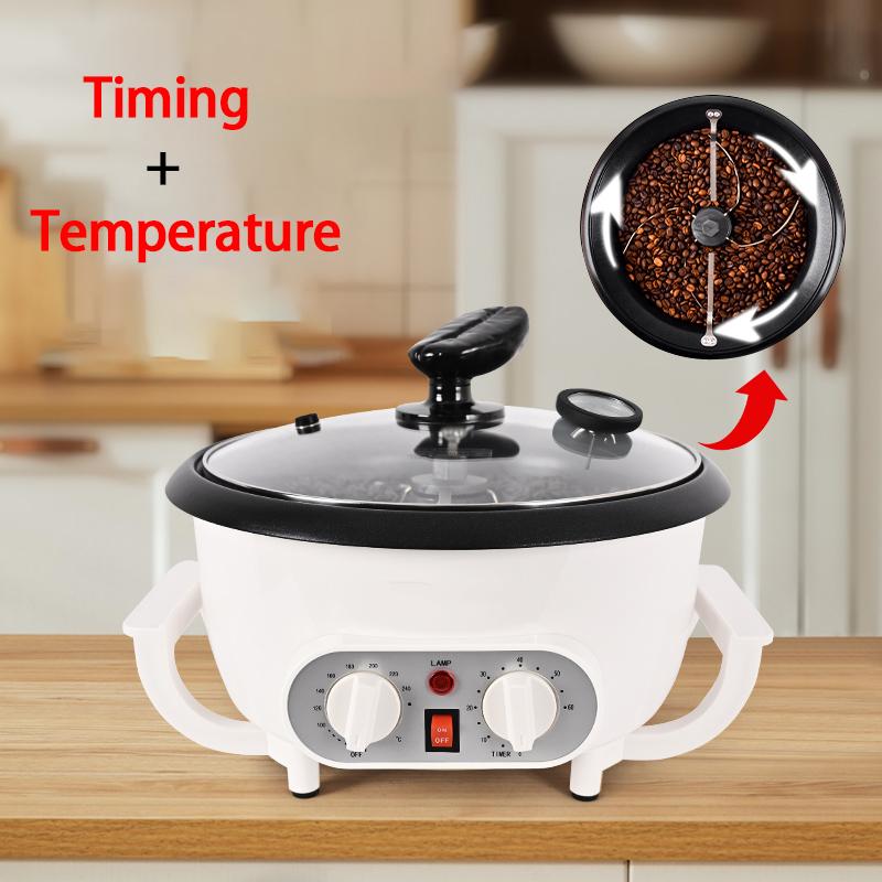 

Electric Coffee Bean Roaster Coffee Baked Peanut Beans Baking Stove Popcorn Make Dryer Roasting Machine Grain Drying EU