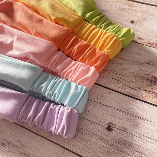 Haarband Weicher Stoff Elastisches Haargummi Einfarbige Atmungsaktives Stirnband Yoga Laufen Fitness Haargummi Tägliches Tragen