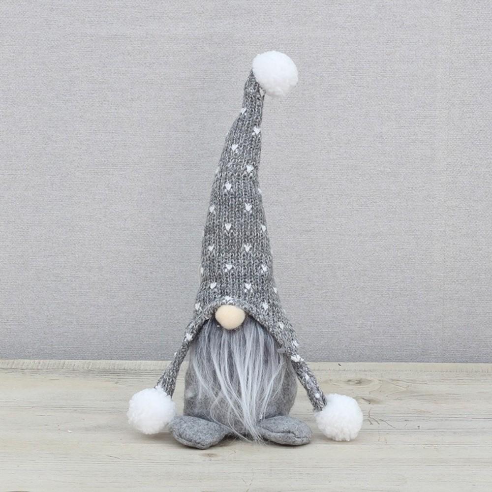Cartoon Christmas Gnomes Doll Decor Knitted Christmas Gnomes Plush Doll Xmas Home Decor