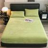 Bedding Set Thicken Velvet Bed Cover Elastic Bed Sheets Set Mattress Cover Winter Milk Velvet Sleeping Mattress Topper