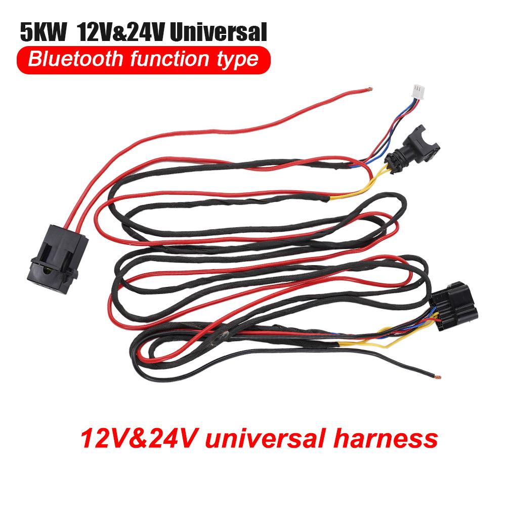 5KW Parking Heater Bluetooth Motherboard Switch Remote Control Wiring Harness Combination Suit Heater Accessories For Car Truck