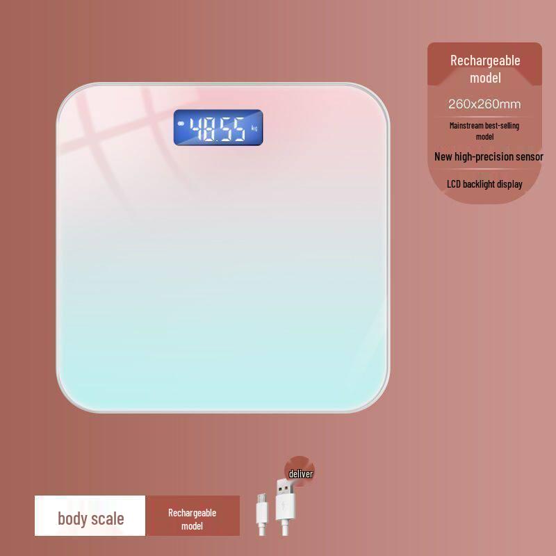 Compact Smart Body Fat Weighing Scale for Adults and Girls