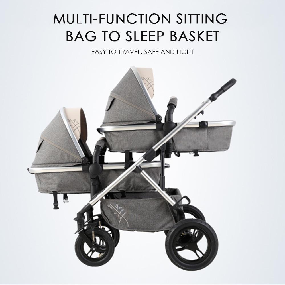 foldable twin stroller
