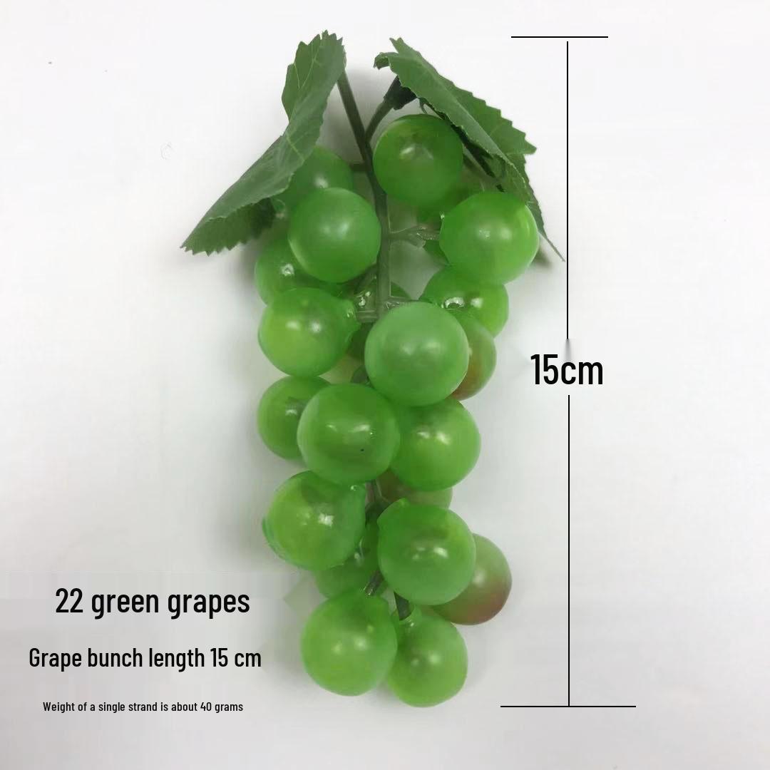 Artificial Frosted Grapes Cluster - Photography Prop & Vine Decoration
