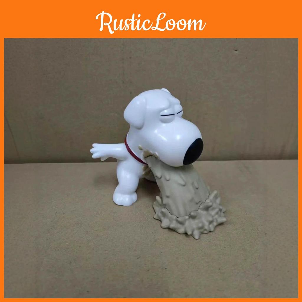 Family Guy Brian Griffin Erbrechender Hund PVC-Figur Mit Humorvollem Design Für Anime-Sammler Und Schreibtischdekoration