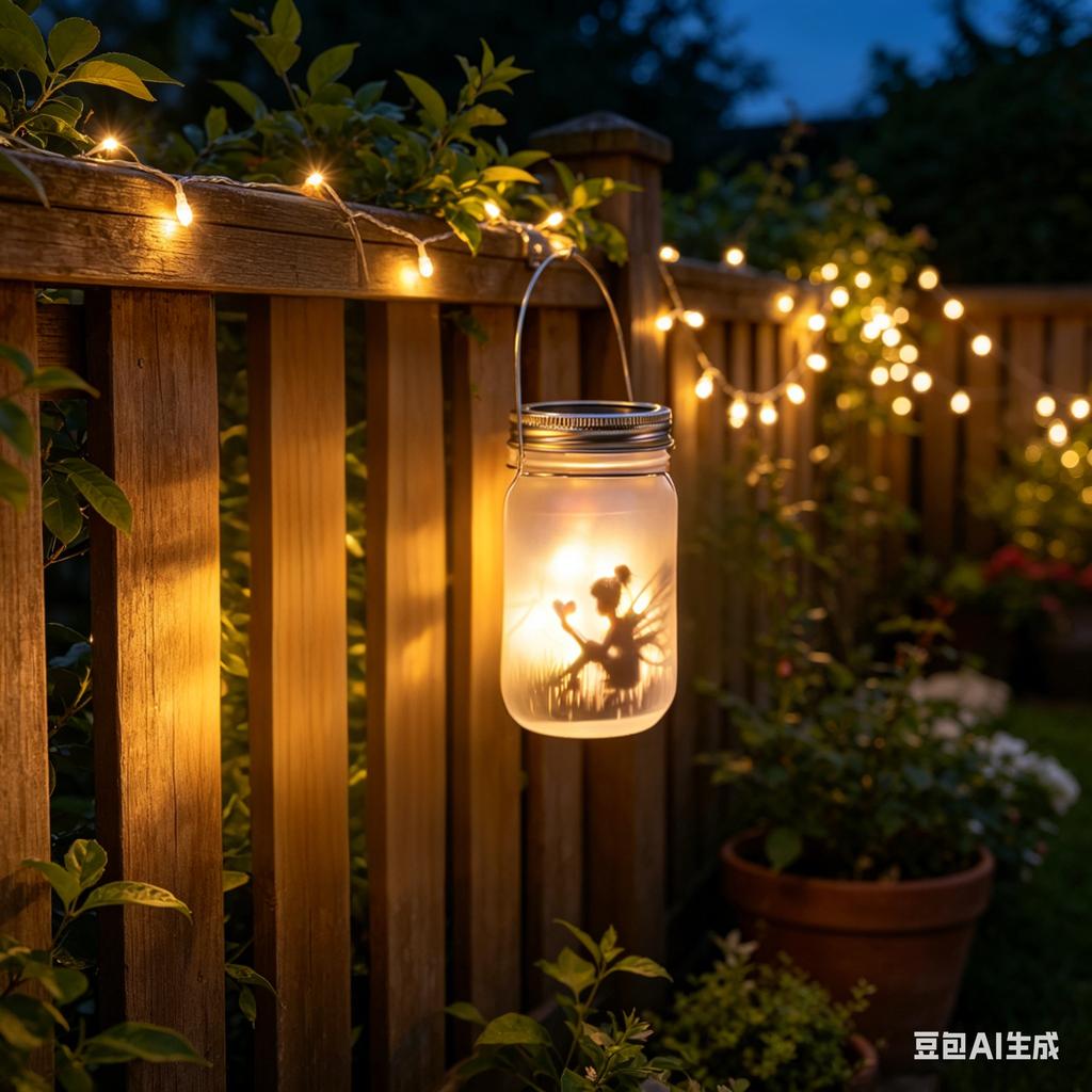 Creative Solar Mason Jar Cap Cap Light String 20 LED Waterproof Fairy Firefly Jar Lid Lights for Patio Garden Wedding Decoration