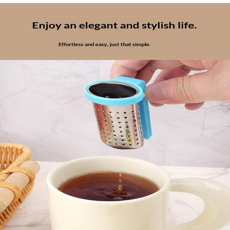 Hanging Tea Infuser Clip Food Grade Stainless Steel Tea Strainer Easy Clean for Home Daily Tea Making Use