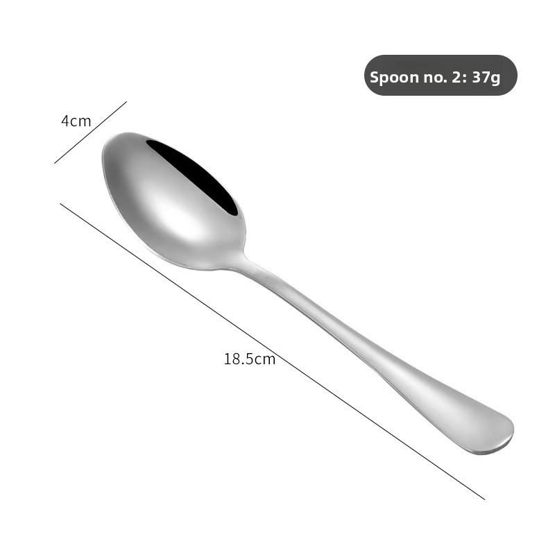 French Style Steak Fork Spoon With Heavy Duty Stainless Steel For Home Entertaining Spoon