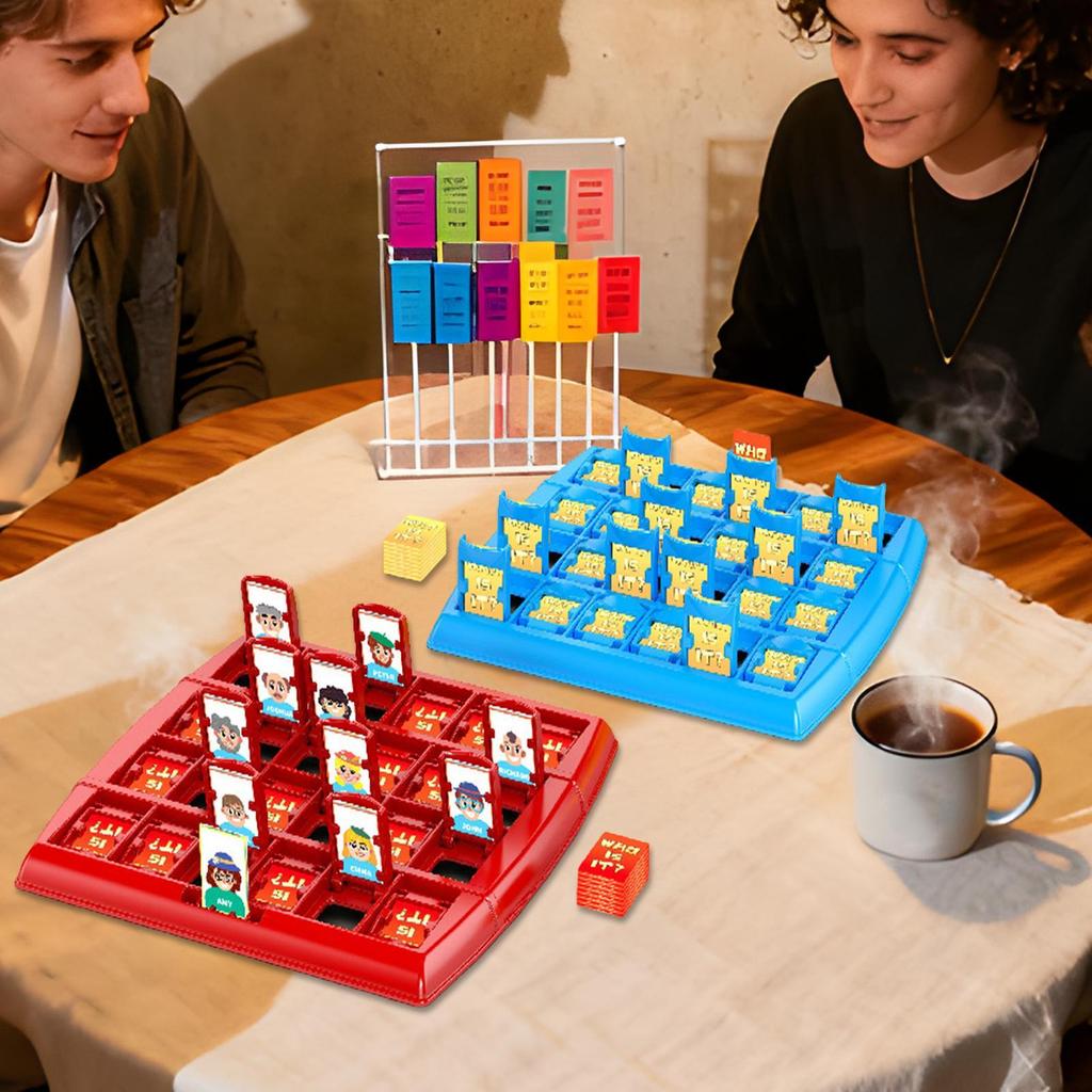 GuessWho I Am Board Game Parent-child Interaction Toy Logical Reasoning Children's Puzzle GuessMe You My Character Chessboard